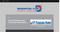 Desktop Screenshot of biergans.com